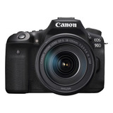 Camara Digital Canon Dslr Eos 90d Con Lente 18-135mm Negro
