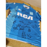 Camiseta De Racing Autografiada