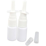 4x 2x 15ml Botella De Spray Nasal Recargable De Plástico