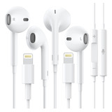 2 Packs-apple Earbuds For iPhone Headphones Wired [apple Mfi