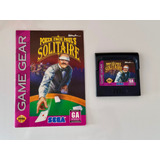Solitaire Poker Face Paul's Sega Game Gear Original