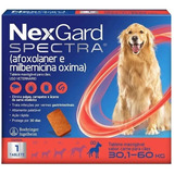 Nexgard Spectra Cães De 30 Á 60 Kg Antipulgas Carrapatos