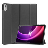 Funda Inteligente De Cuero Negro Para Lenovo Tab P11 Gen 2