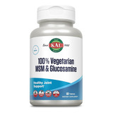 Kal | 100% Vegetarian Msm Glucosamine | 60 Tablets