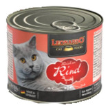 Alimento Leonardo Quality Selection Para Gato Adulto Sabor Carne En Lata De 200g