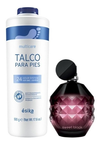 Talco Pies Multicare 500gr + Sweet Black De Esika