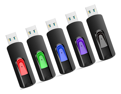  Kit 5 Memoria Usb Topesel Pen Drives 128gb Usb 2.0 Stick