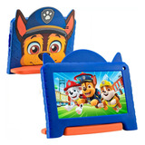 Tablet Infantil Patrulha Canina Azul 4+64gb Wi-fi Android 13