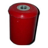 Aislador Tipo Manzana Barril Rojo 1/4 Y Tornillo Bronce 450v