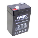 Bateria De Gel Recargable 6v 4a Marca Press X 10 Unidades