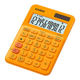 Calculadora De 12 Digitos Color Naranja  Ms-20uc -rg  Casio 