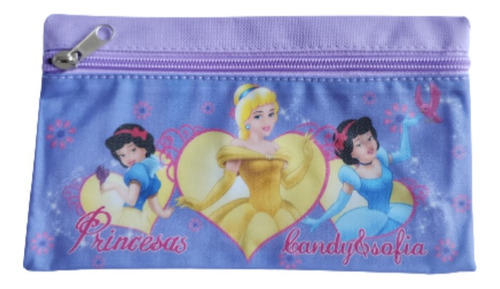 Estuche De Lápices Para Niñas Diseño Princesas 21×12.1 Cm