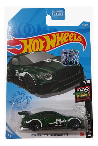 Hot Wheels 2018 Bentley Continental Gt3 Race Day 2021 Fs