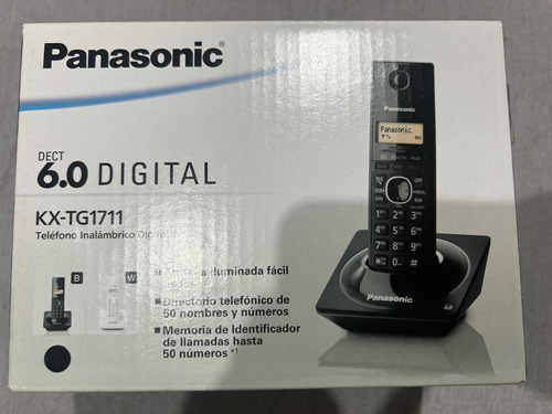 Teléfono Panasonic Kx-tg1711 Inalámbrico Negro