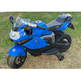 Moto A Batería Para Niños Bmw K1300 Color Azul 220v