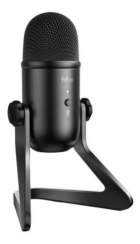 Microfone Fifine K678 Condensador Cardioide Cor Preto