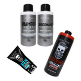 Kit Shampoo E Condicionador + Shaving + Balm Tróia Hair
