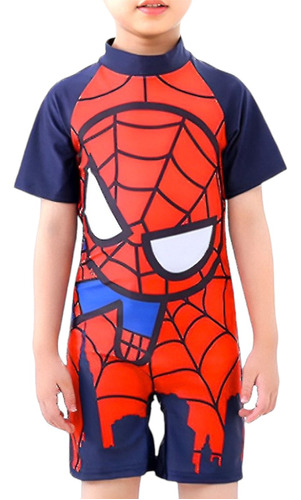 1 Traje De Baño Talla M Para Niño De 5 Años De Spiderman