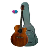 Violão Eletroac Strinberg Sj300c Ks Kit 02 Palhetas