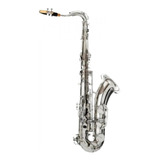 Saxofón Tenor Silvertone Slsx026 Niquelado Con Estuche Full 