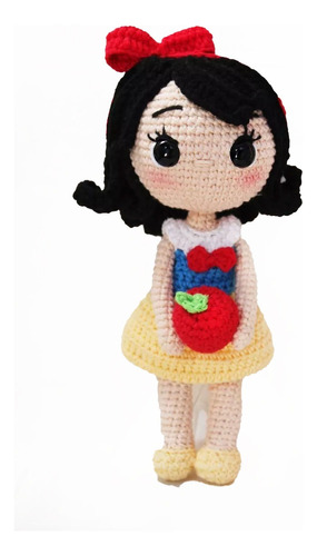 Blanca Nieves  Amigurumi Tejida A Crochet Princesa Disney