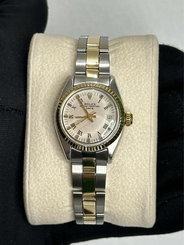 Rolex Date Lady Aço E Ouro 26mm Ref: 6917