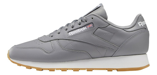 Tenis Reebok Classic Leather Grey Para Hombre - Originales