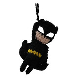 Colgante Para Auto Batman Tejido A Crochet 