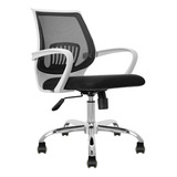 Silla Oficina Blanca Ergonomica Giratoria Apoyo Lumbar Atena