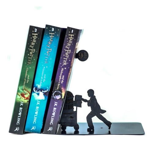 Sujetalibros | Harry Potter Plataforma 9 3/4 Book End Metal 