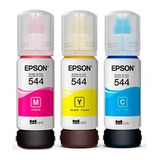 Tinta Epson 544 X 3 L3210 L3250 L5290 L1110 L1210 Original