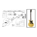 Plan Of Gibson Les Paul Jr. Guitarra Eléctrica De Doble Cort