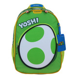 Mochila Escolar Chenson Original Mario Bros Yoshi Dinosaurio Videojuegos Backpack Niños Gamer Primaria Secundaria Nintendo