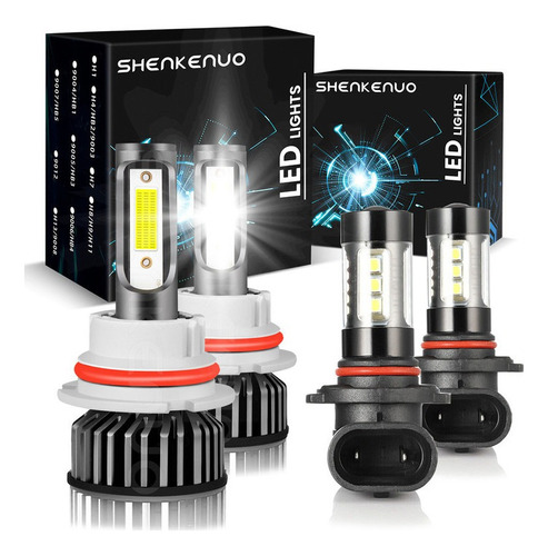 Kit De Faros Led Para Chrysler 8000lm Para Luz Alta Y Baja