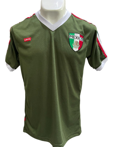 Jersey Mexico Mundial Argentina 1978 Manga Corta