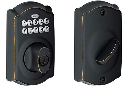 Cerradura Electrica Camelot Keypad Schlage Be365 Vcam 716