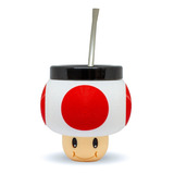 Mate Impreso En 3d Honguito Super Mario Excelente Calidad  