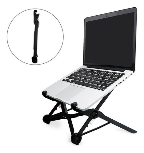 Base Suporte Notebook Laptop Pc Vertical Ajustavel Mesa Cama