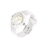 Reloj Deportivo Impermeable Blanco Para Mujer