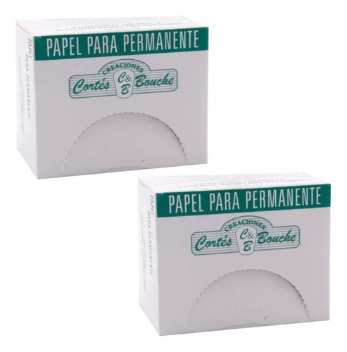 Papel Para Permanente Kit X 2 Cajas 600u Total Cortes Bouche