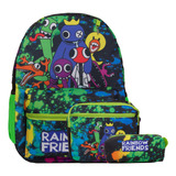 Kit Mochila Infantil Masculina Rainbow Friends Costa Juvenil