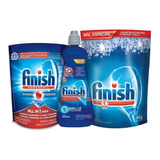 Finish Pack Tabletas 13 Uds.+ Abrillantador 400 Ml.+ Sal 1kg