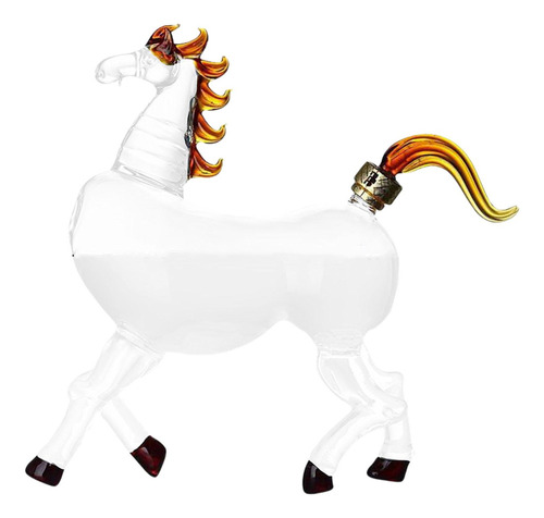 ' Novedad Forma De Caballo Decantador Animal Licor Botella