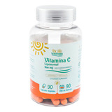 Vitamina C Liposomal 600mg 90caps + Pastillero - By Wellness Sabor Sin Sabor