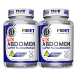 Kit 2x Thermogênico Pro Abdomen - 60 Cáps Cada - Profit Labs