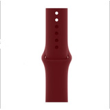 Correa Silicona Para Apple Watch 44mm M/l Wine