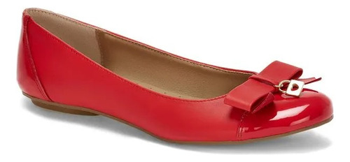 Zapato Flat Rojo Andrea Mujer 3255322