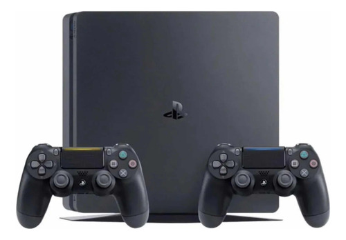 Sony Playstation 4 Ps4 Slim 500gb 2 Controle - Nf Garantia
