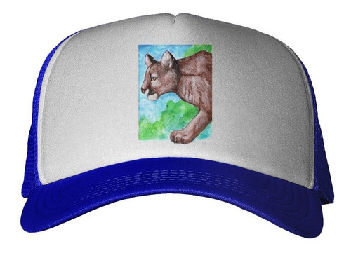 Gorra Puma Caminando Pintura Colores Art