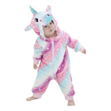 Kigurumi, Mameluco, Pijama Unicornio Para Bebe